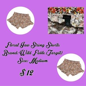 Wild Fable Floral High Waist Women's Shorts - Multicolor